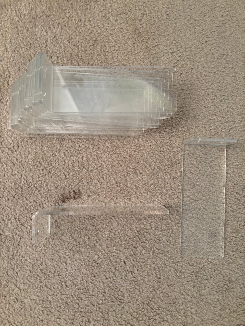 14 clear acrylic floating shelves for shoes